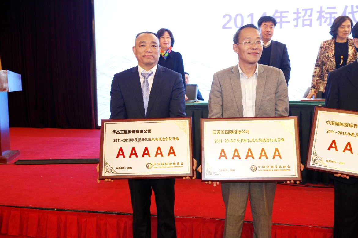 熱烈慶祝公司榮獲5a誠(chéng)信